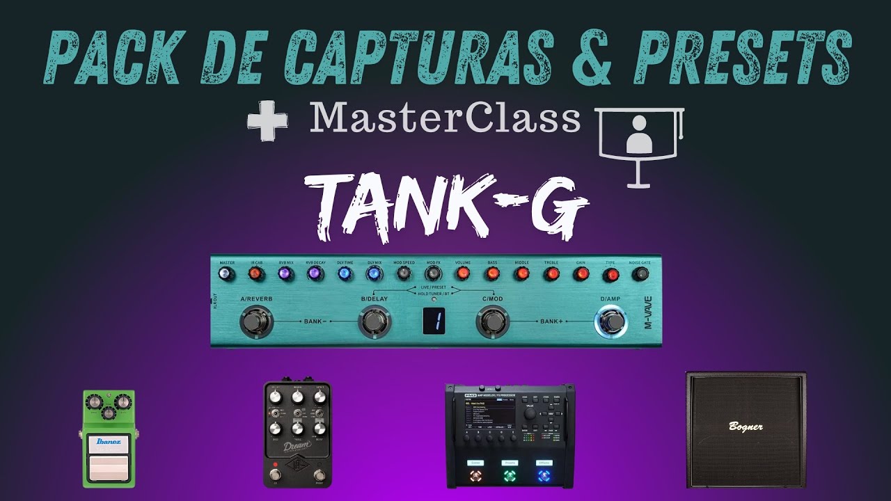 Apresentação do Pack de Capturas e Presets da Tank-G