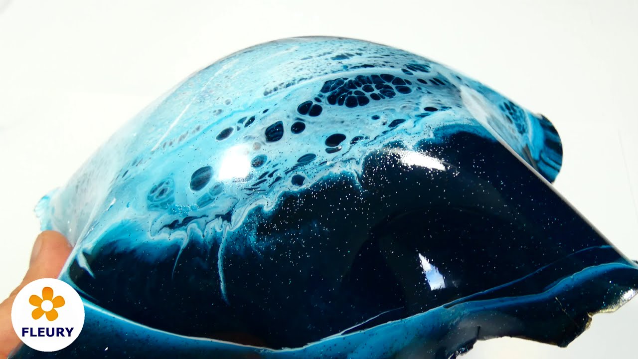 Schale aus Resin  | Resin Art Tutorial (Deutsch)