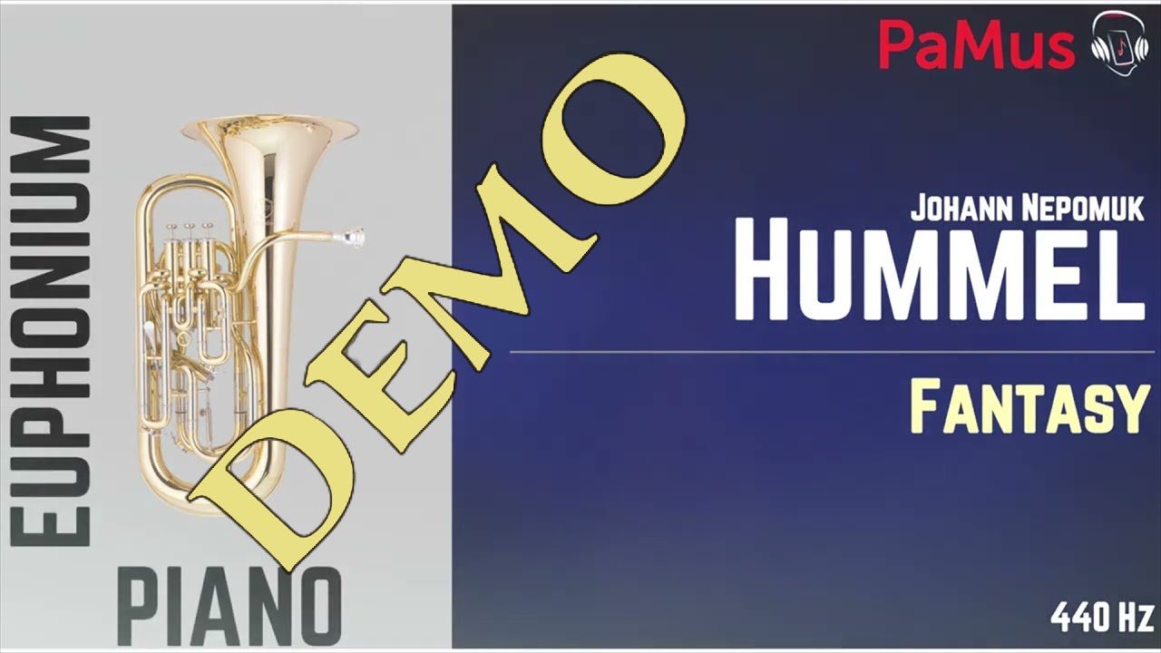 Johann Nepomuk Hummel: Fantasy for Euphonium - piano accompaniment
