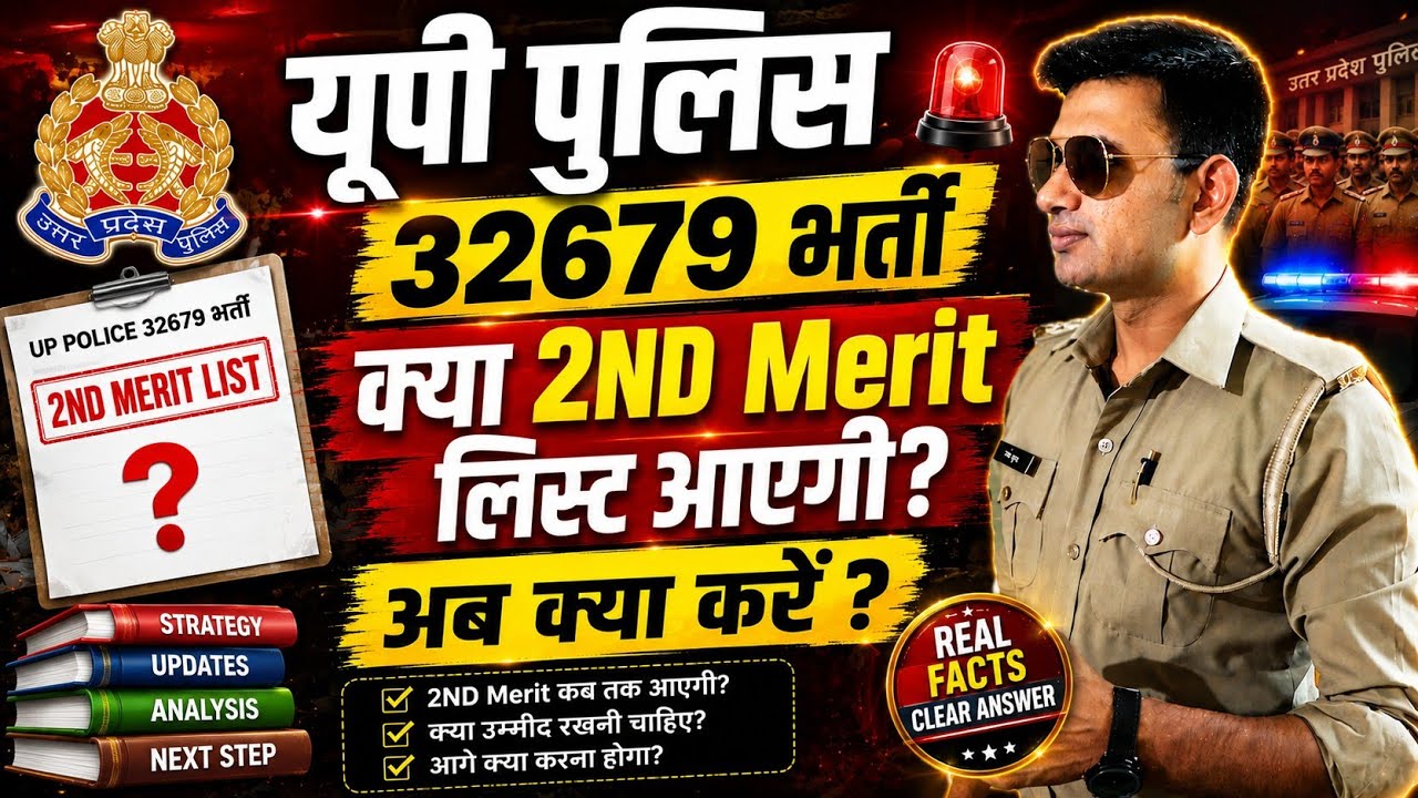 UP Police 32679 Constable Recruitment | Will a 2nd merit list be released? | UP Police Constable ...