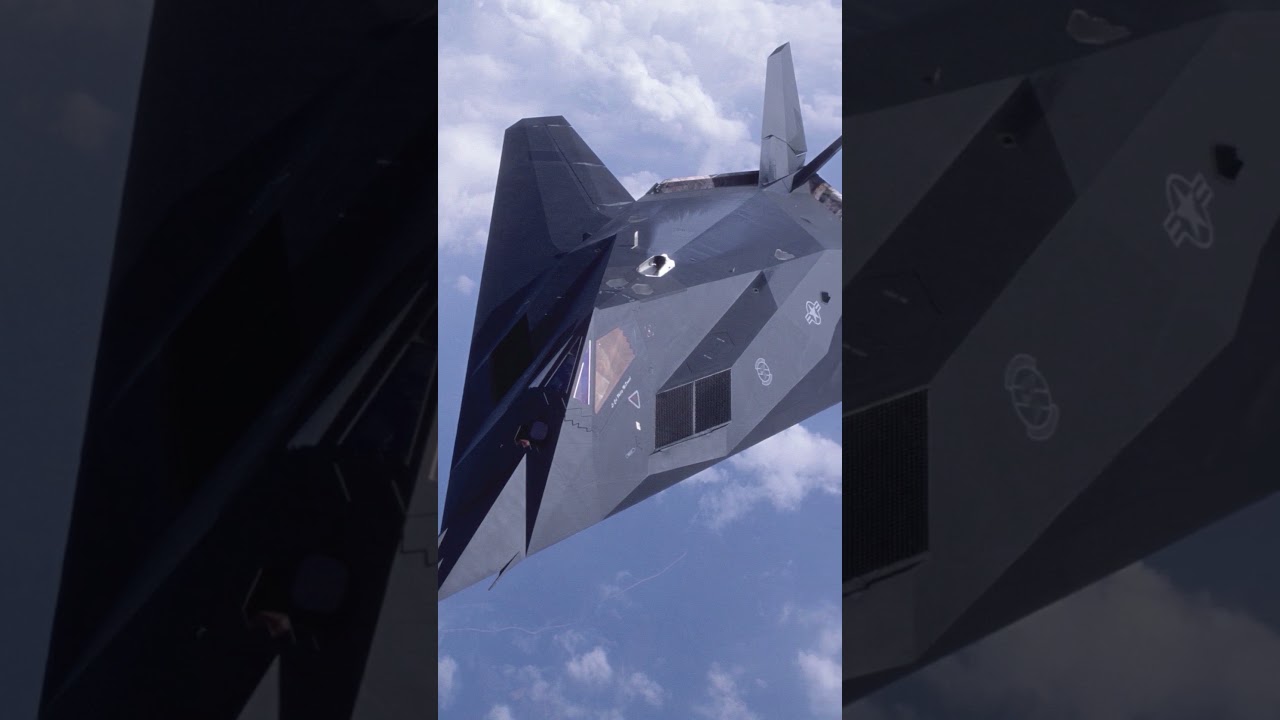 F-117 Nighthawk - The First American Stealth Fighter Jet   #military #fighter #usaf #aviation