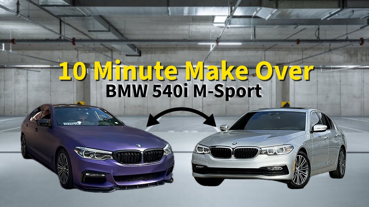 НА СКЛАДЕ - НЕТ / Полное преображение BMW 540i M-Sport за 10 минут!!
