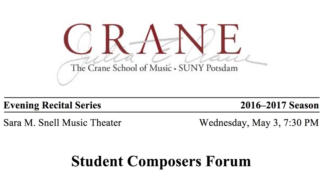 Student Composers Forum