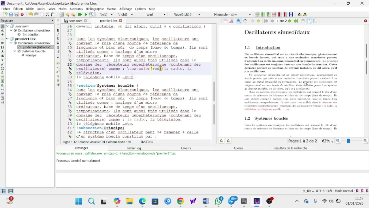 3-LaTeX – Mise en forme du texte : gras, italique, couleurs et plus !