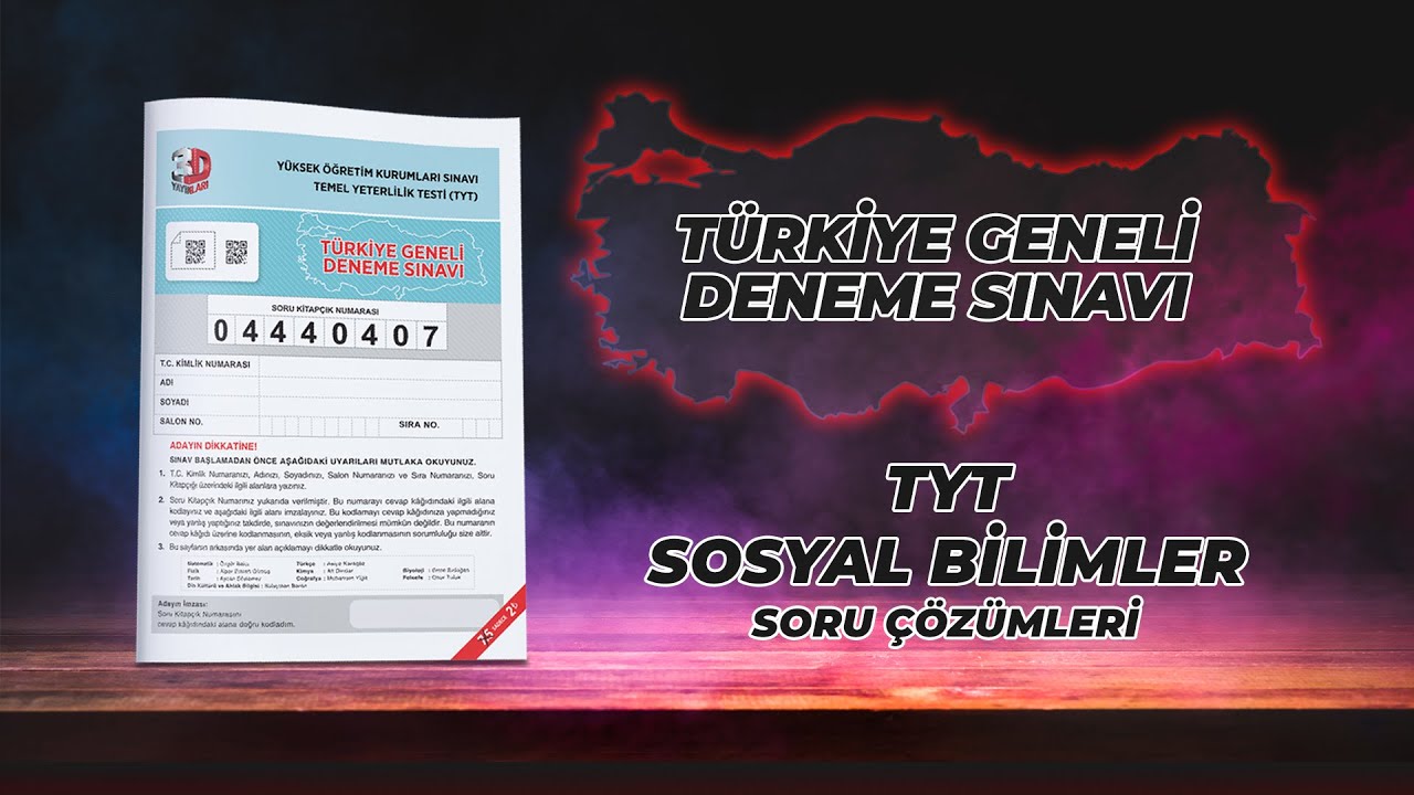 Türkiye Geneli Deneme Sınavı Sosyal Bilimler Soru Çözümleri | 20 Mart 2021