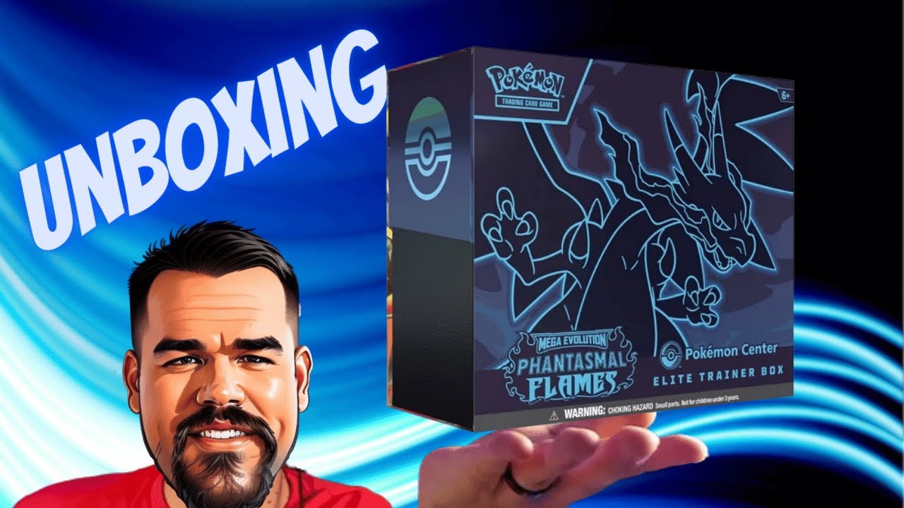 Распаковка набора Phantasmal Flames от Pokemon Center Elite Trainer Box