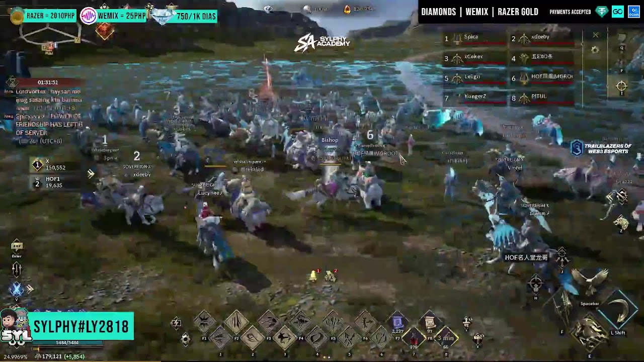 SERVER WAR! Server X vs HOF1