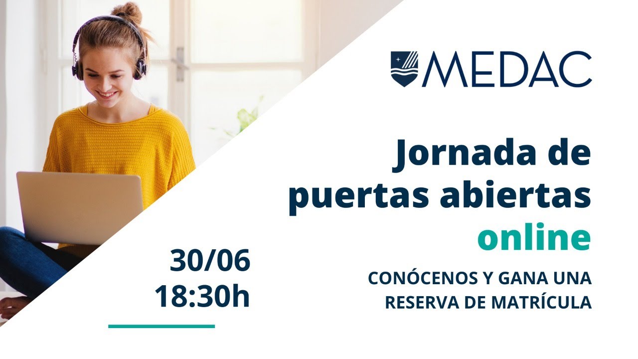 JORNADA DE PUERTAS ABIERTAS ONLINE 2020 | MEDAC | DUDAS FP