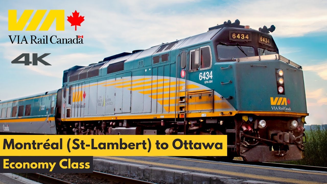 Trip Report: VIA Rail Canada | Economy Class | Montréal to Ottawa 🇨🇦
