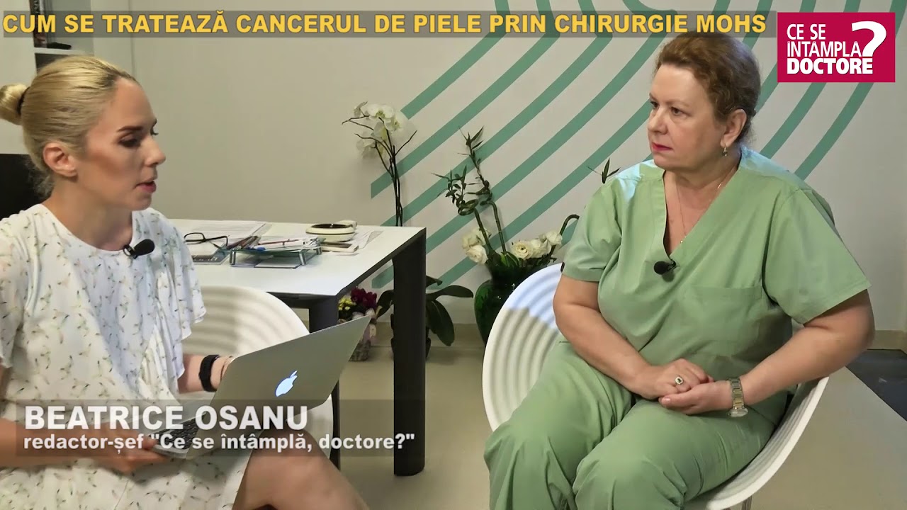 Cancerul de piele: tratament prin chirurgia Mohs INTERVIU cu dr. Mihaela Leventer
