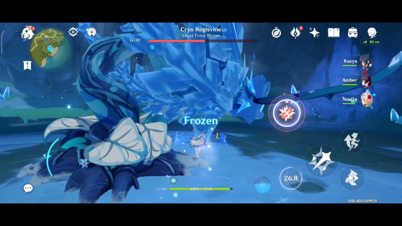 GENSHIN IMPACT WALKTROUGH | cryo regisvine | TECH CERTZ