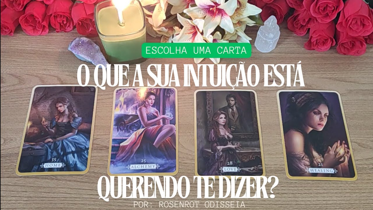O QUE A SUA INTUI&Ccedil;&Atilde;O EST&Aacute; QUERENDO TE DIZER? ESCOLHA UMA CARTA - LEITURA DE TAROT.