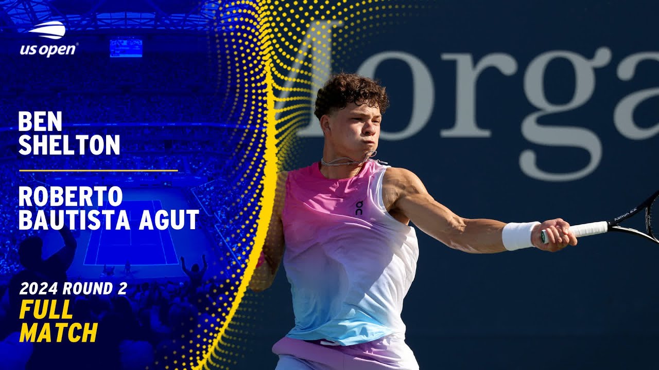 Ben Shelton vs. Roberto Bautista Agut Full Match | 2024 US Open Round 2