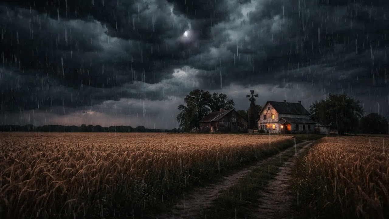 5 Hours of Gentle Thunderstorm Noises to Fall Asleep to