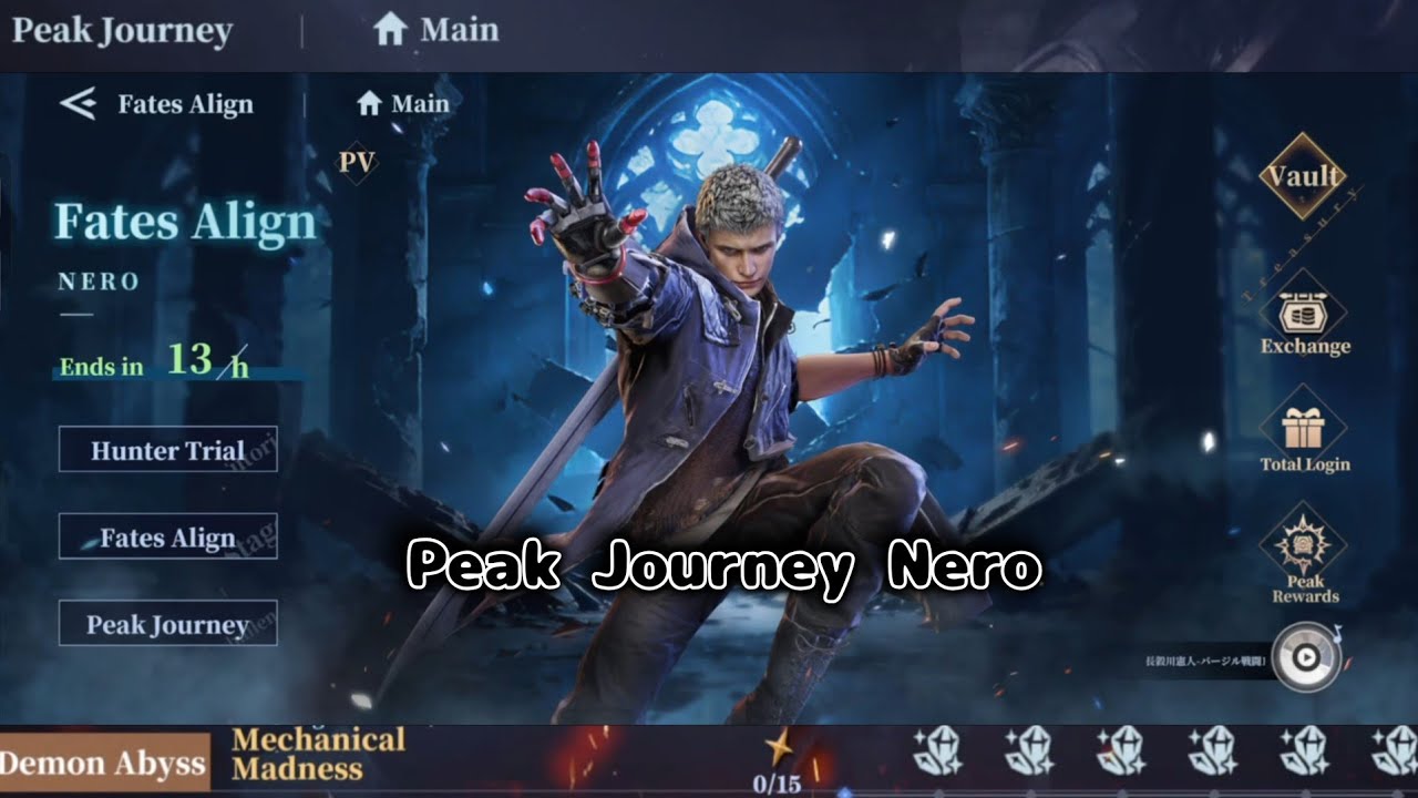 Peak Journey Mechanical Madness Nero Gameplay | Devil May Cry Peak of Combat 