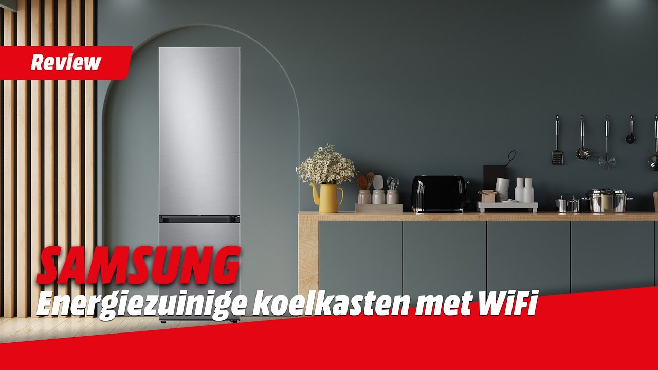 De nieuwe Samsung koelvriescombinatie, de nieuwste, slimste, energiezuinige koelkast van Samsung.