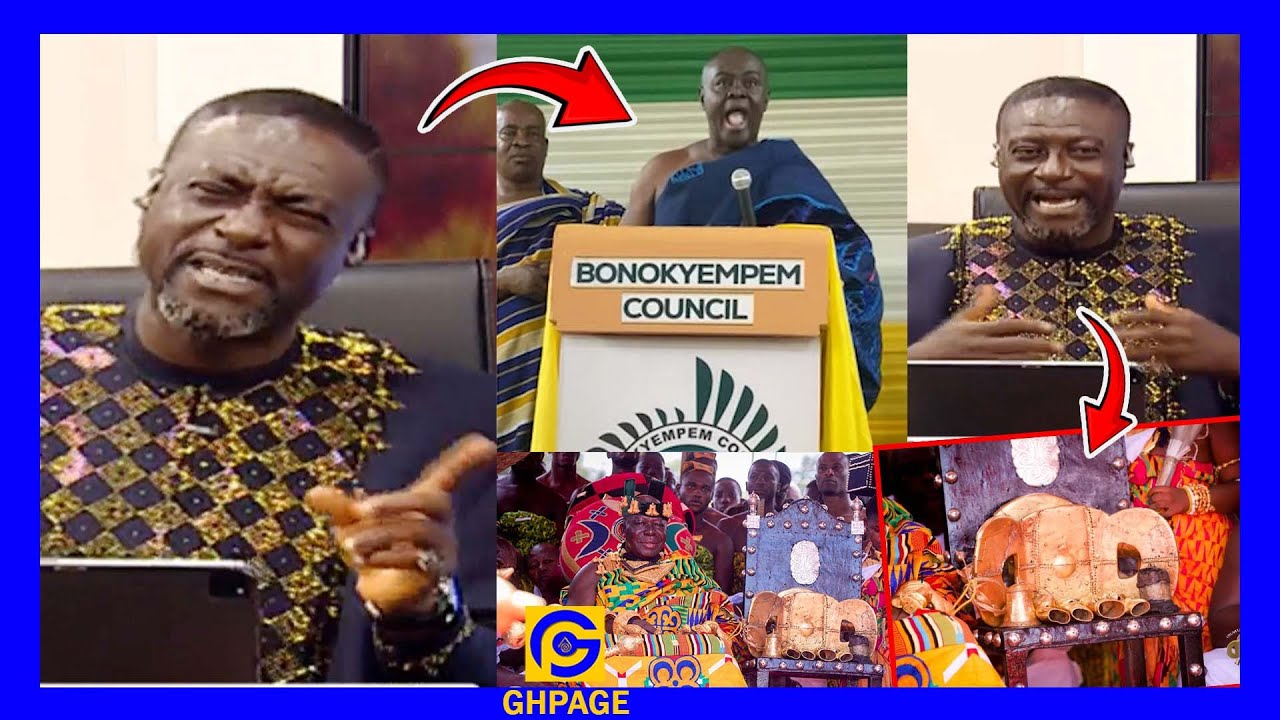 Captain Smart Blαst Dormaahene Over Comments On Komfo Anokye Golden Stool, That it’s Fake