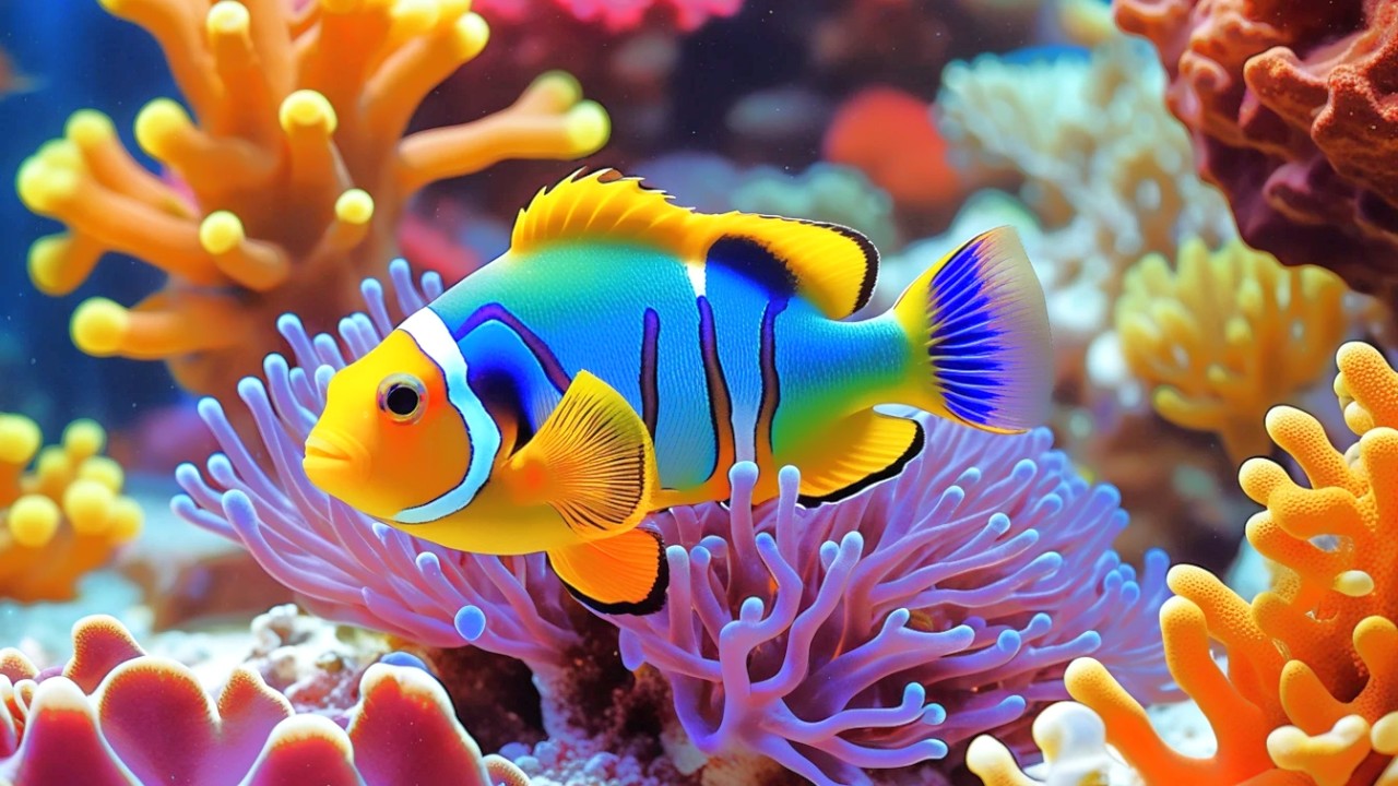 The Best 4K Aquarium - Dive Into The Mesmerizing Underwater Realm, Sea Jellyfish, Coral Reefs . #9