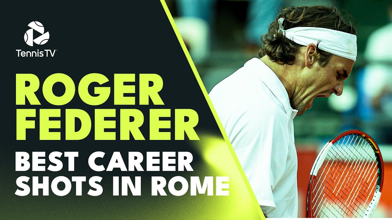 Roger Federer: Best Ever Shots In Rome!