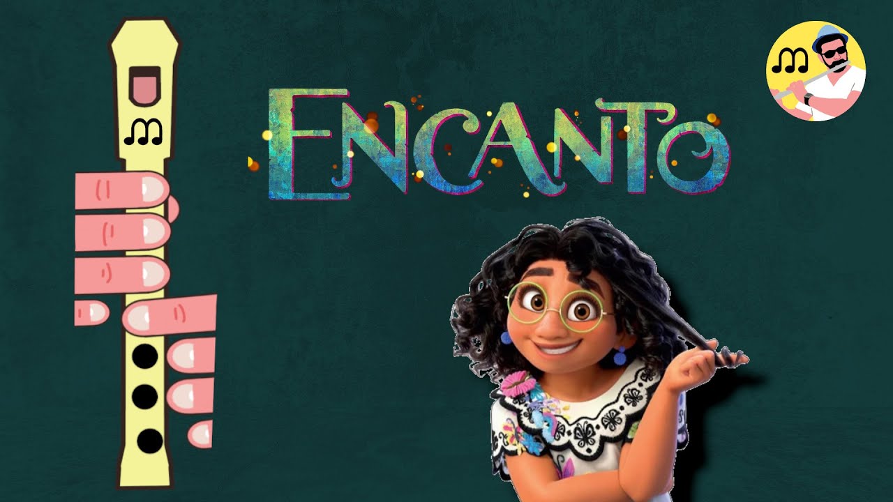 Encanto No se habla de Bruno Flauta dulce. Dont talk about Bruno. Easy recorder flute. Tutorial.