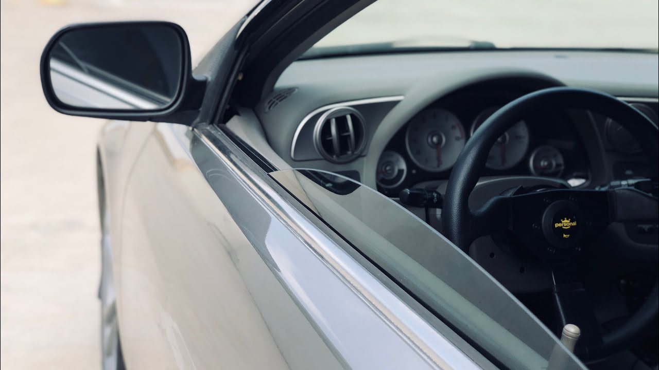 New steering wheel setup for the Acura RSX