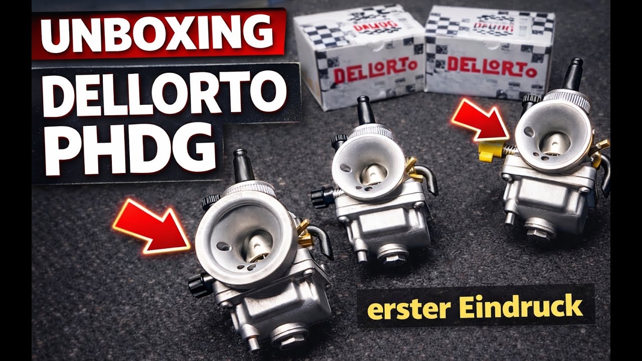 Unboxing Dellorto PHDG – Erster Eindruck & Details 🔧– Endlich ein Vergaser ohne Drama? Teil 1