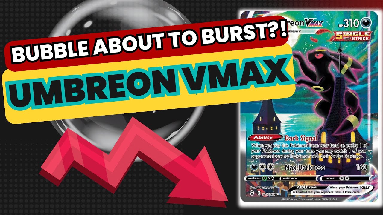 UMBREON VMAX 215/203 About To Crash?! How Long Can This Alternate Art Umbreon Card Last?!