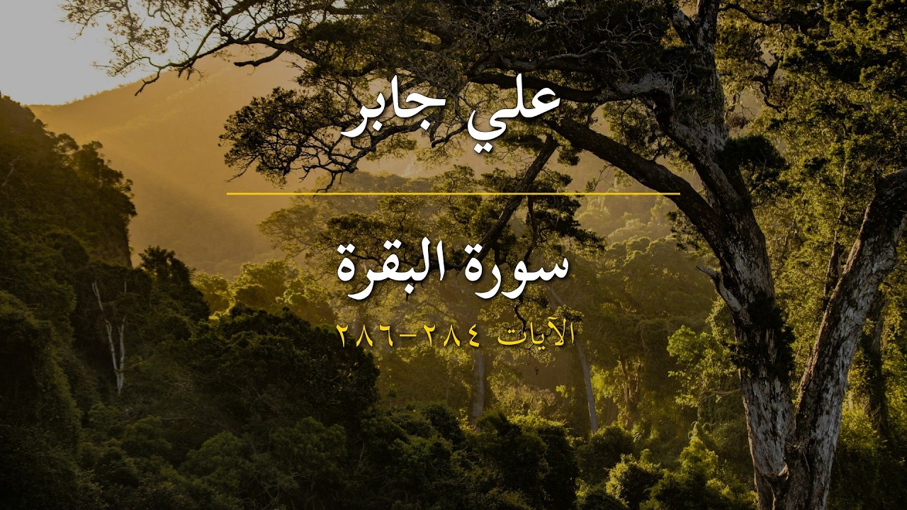 سورة البقرة | علي جابر | الآيات 284-286