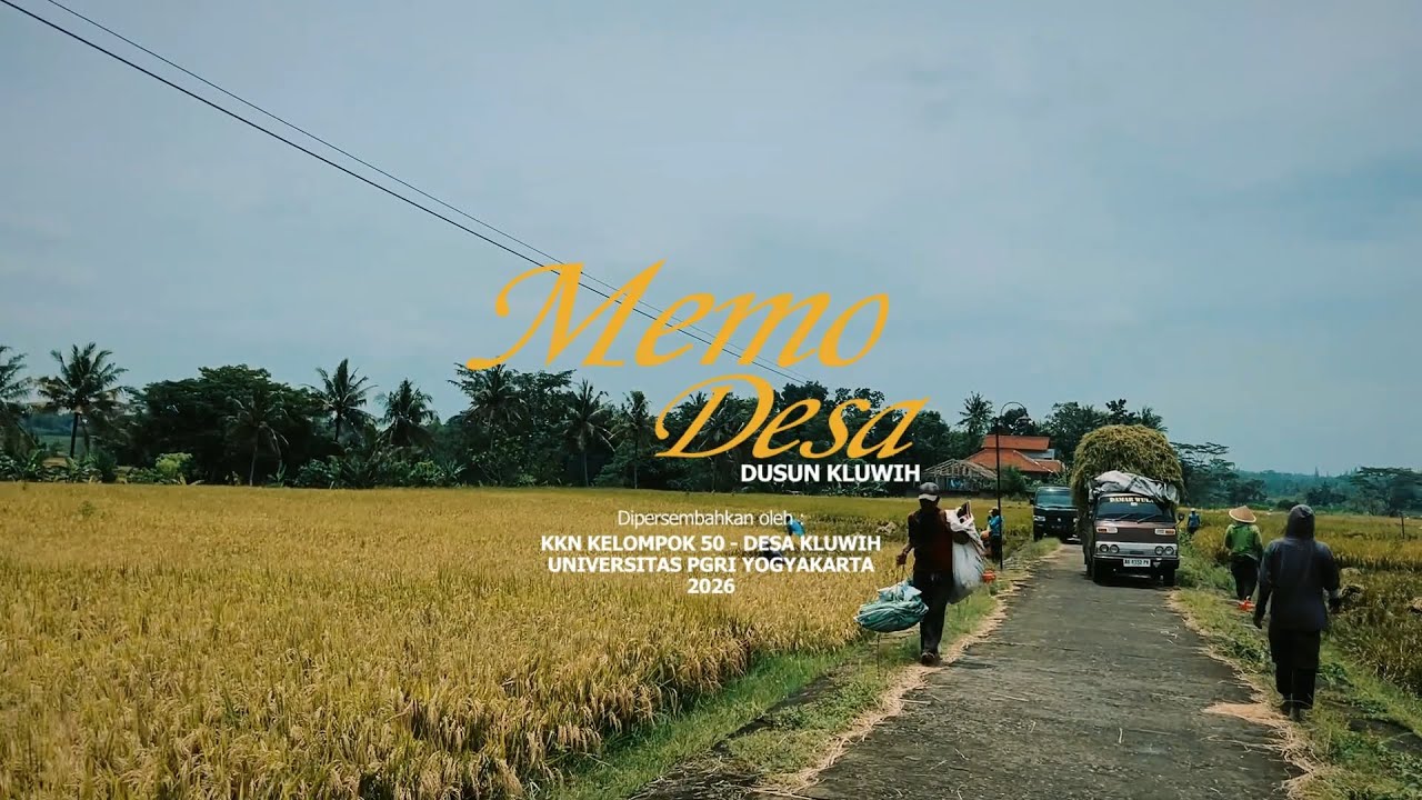 MEMO DESA KLUWIH - KKN UPY 2026 KELOMPOK 50