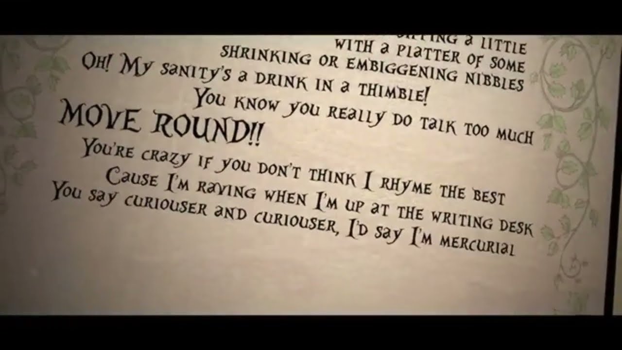 Mad Hatter and Cheshire Cat's Rap {Read Desc}
