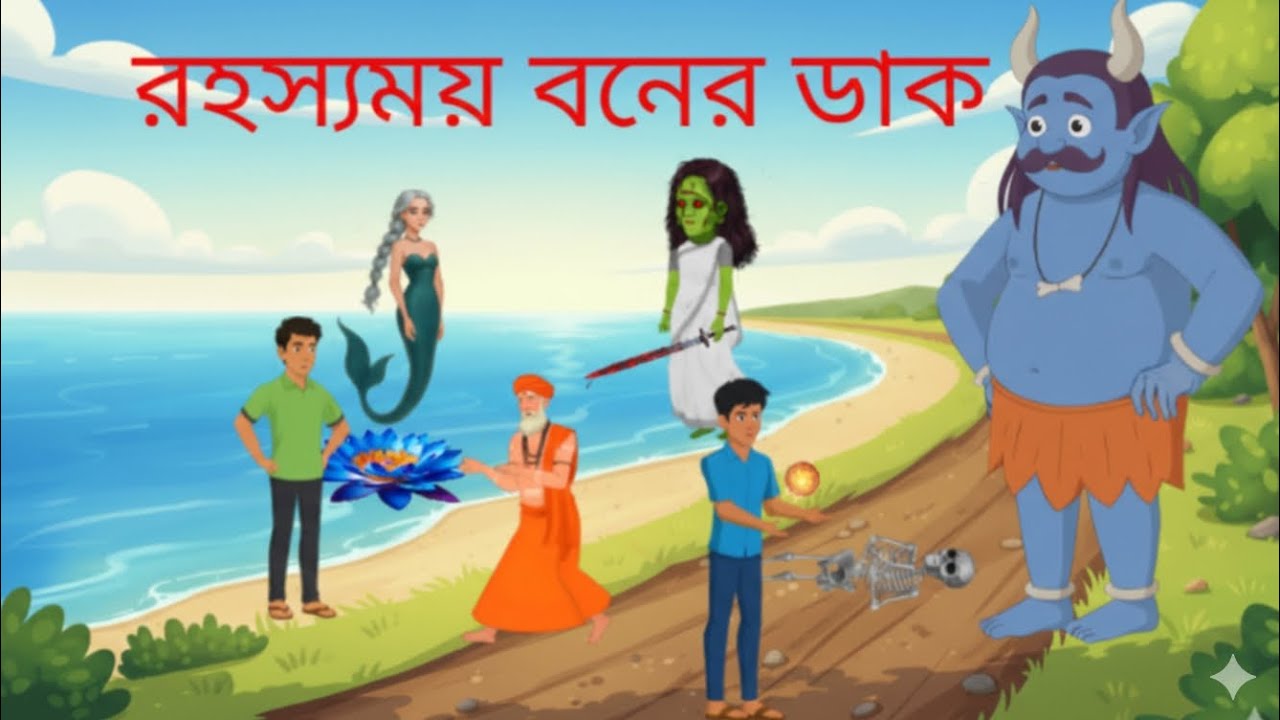 রহস্যময় বনের ডাক | Bangla Moral Story | Bangla Cartoon Golpo।