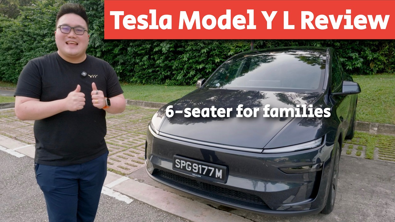 Tesla Model Y L Review! (6-Seater for Families in Singapore)