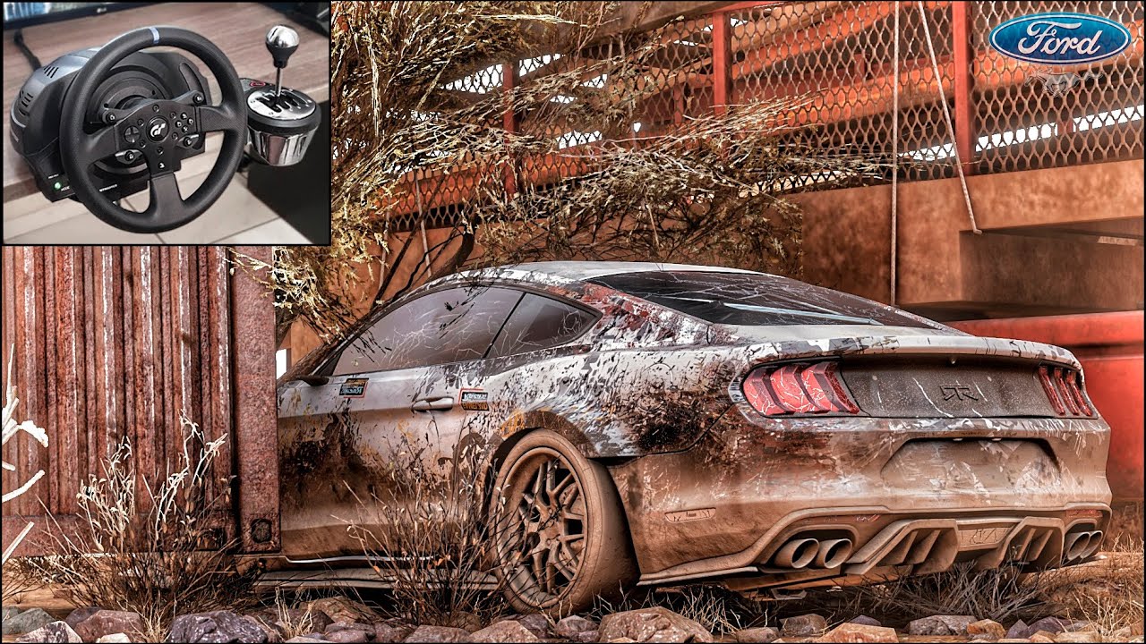 Rebuilding a Ford MUSTANG RTR 1876HP - Forza Horizon 5 - Thrustmaster T300RS Gameplay.