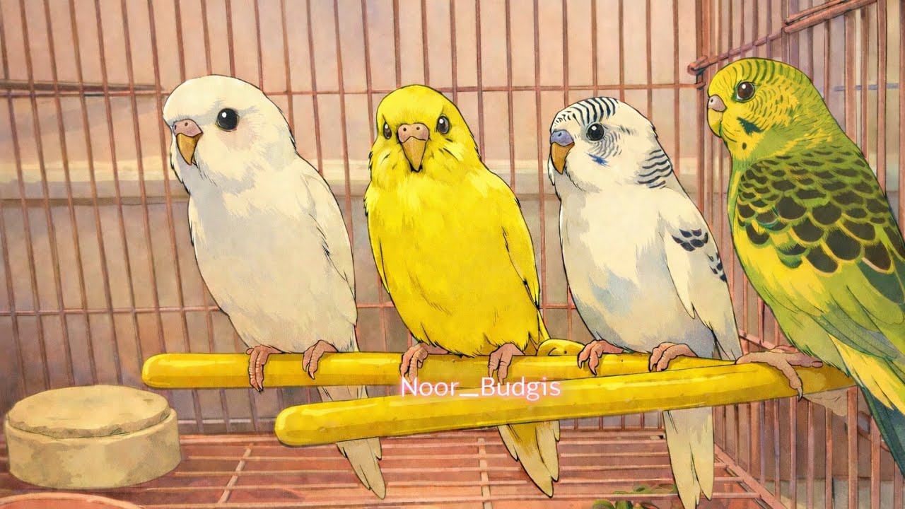 Hanging Out with My Birds 🔴🐦