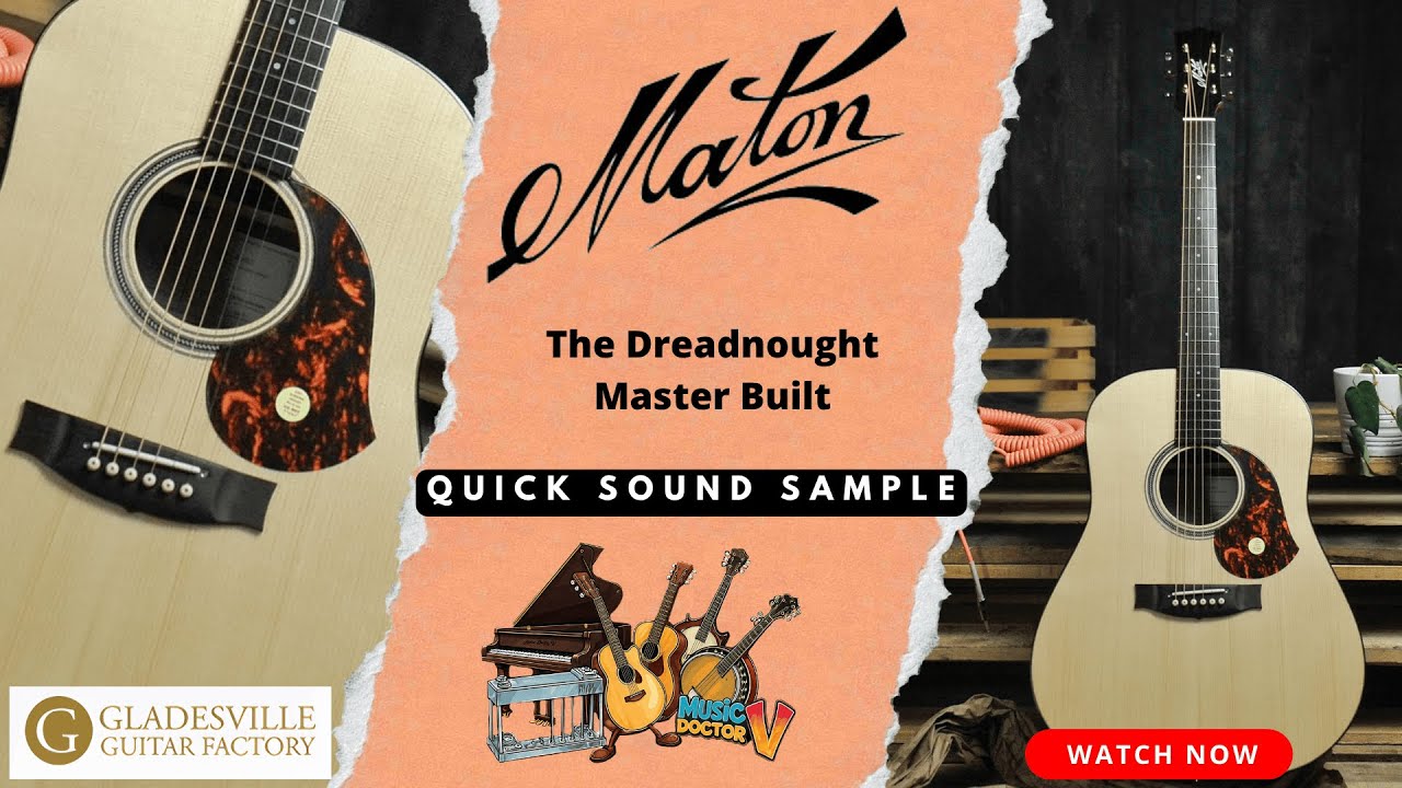 Maton - Dreadnought Master Built  - Demo at Gladesville Guitar Factory by Michael Varecka
