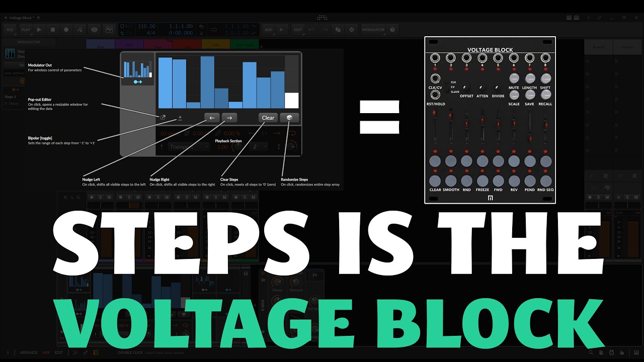 Voltage Block workflow with Steps