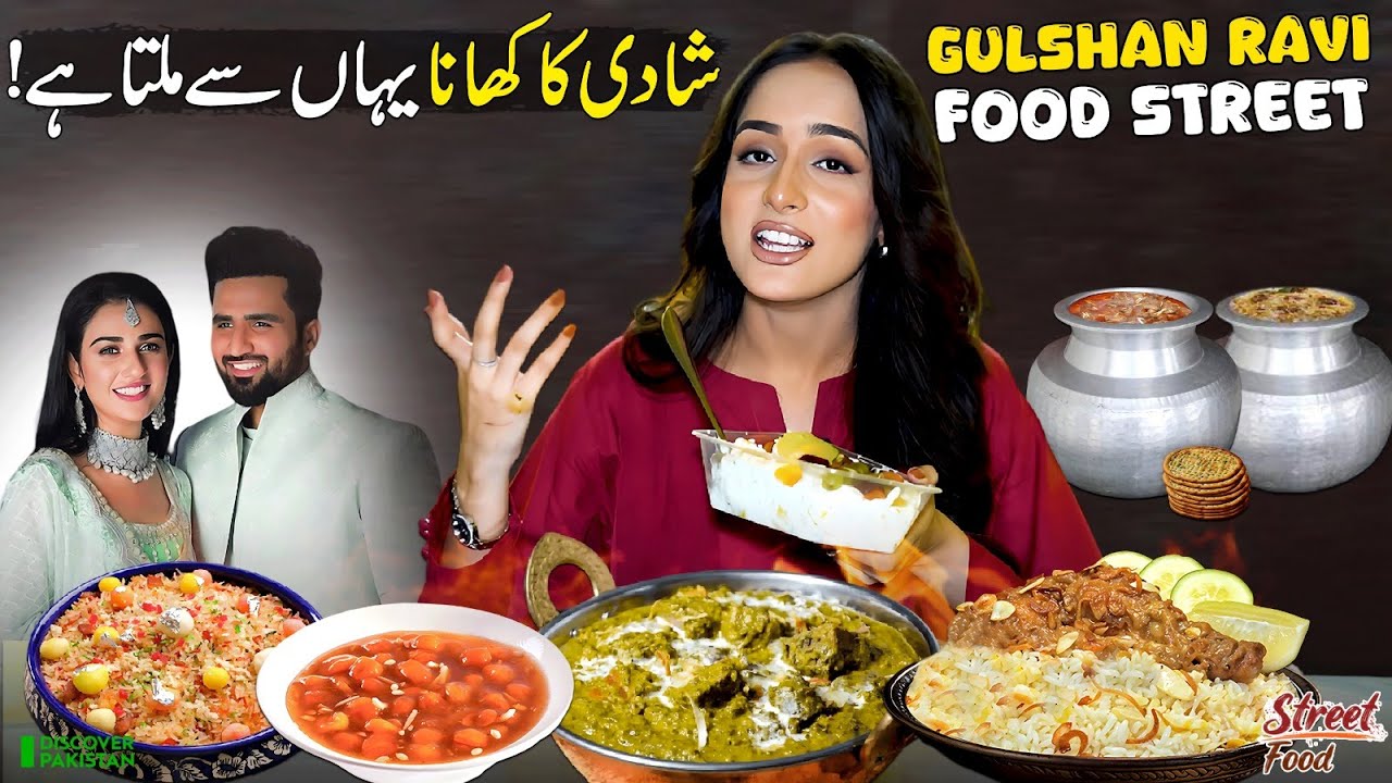 Traditional Wedding Feast ! Gulshan Ravi Food Street Tour | Palak Gosht, Mutanjan | Street Food