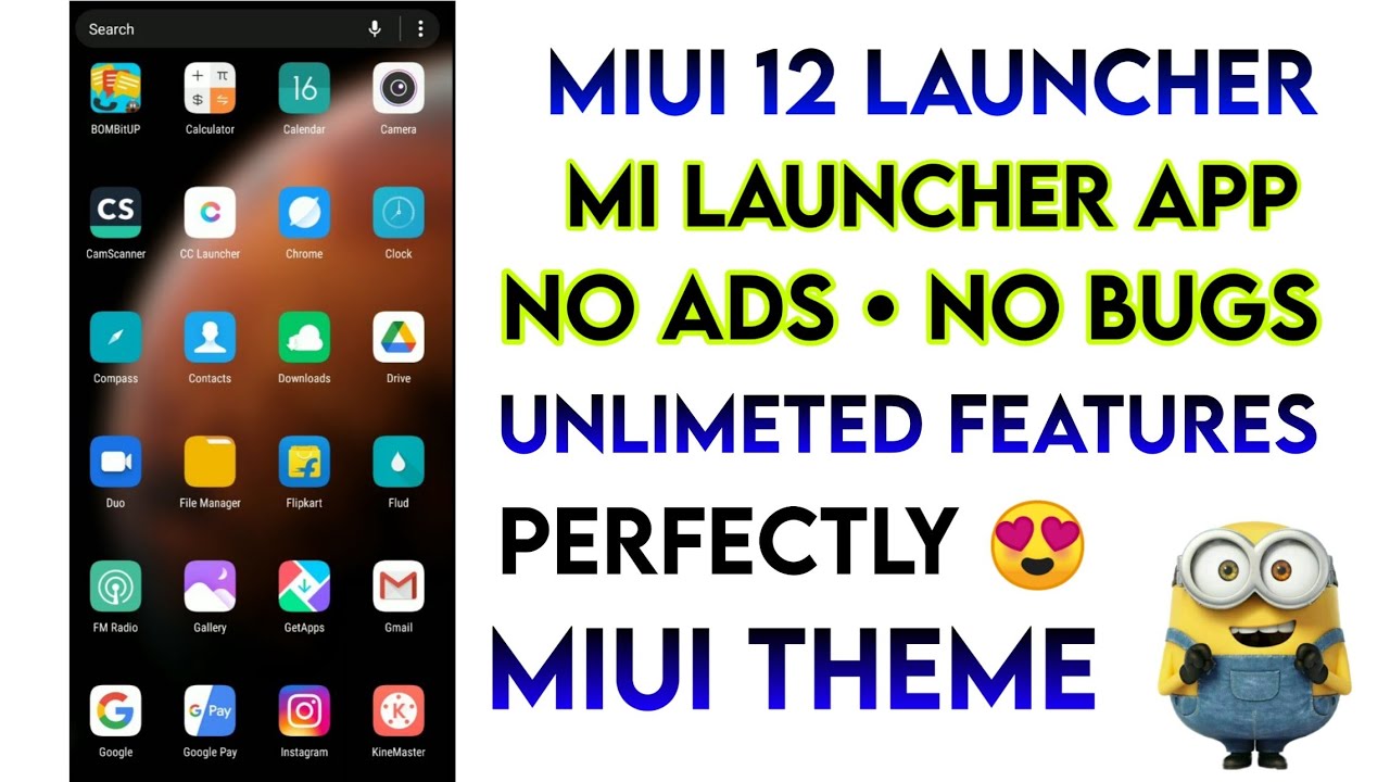 MIUI 12 Launcher | Redmi Phone Launcher | MIUI 12 Theme | Mi Launcher | Mi Theme