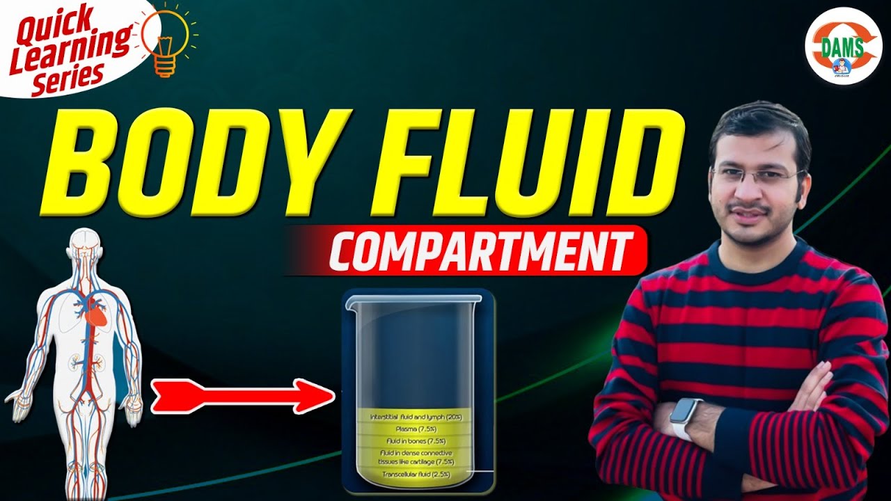 Body Fluid Compartment | Quick Learning Series by Siddharth Sir | DAMS Nursing