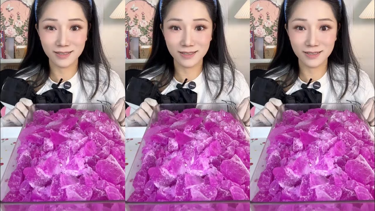 ASMR ICE EATING / ASMR MUKBANG ICE EATING SOUNDS FROM THE FROZEN WATER
