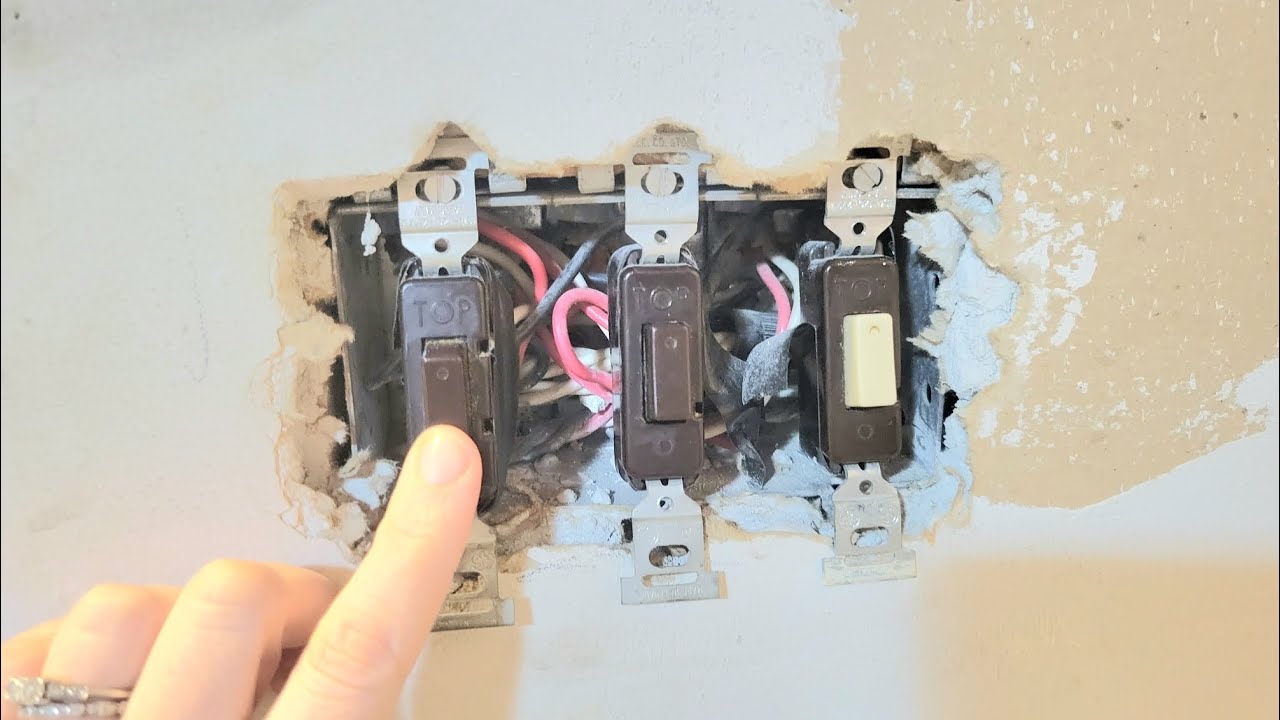 Switches and Lights in This Basement