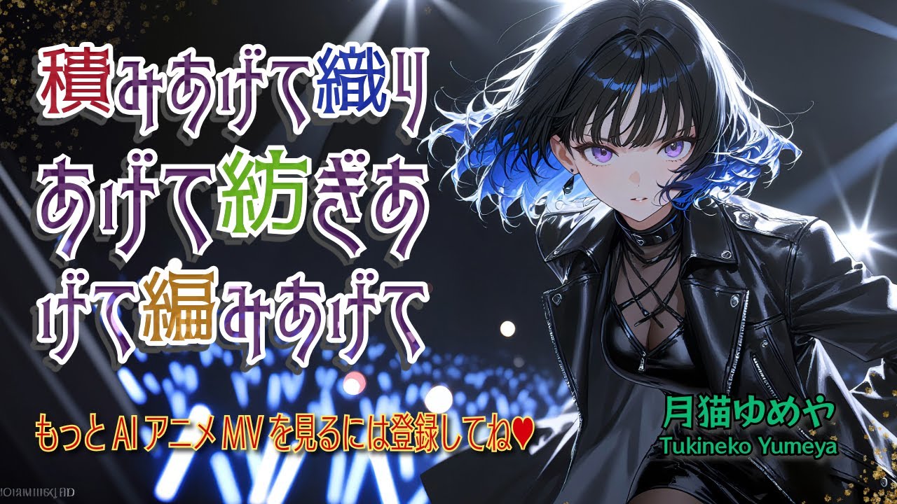 積みあげて織りあげて紡ぎあげて編みあげて／Built, Woven, Spun, and Braided【AIアニメMV】