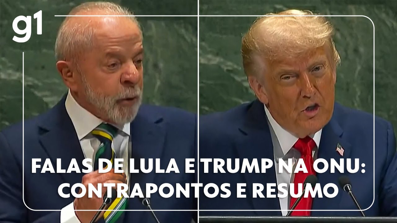 Jornal Hoje: Lula e Trump têm falas com contrapontos na ONU; veja RESUMO