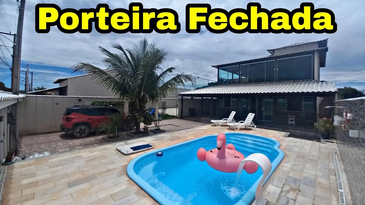 ✨️🔑CASA DE PRAIA COM CAMPO DE FUTEBOL! REALMENTE SENSACIONAL CABO FRIO/UNAMAR/RJ PORTEIRA FECHADA❤️