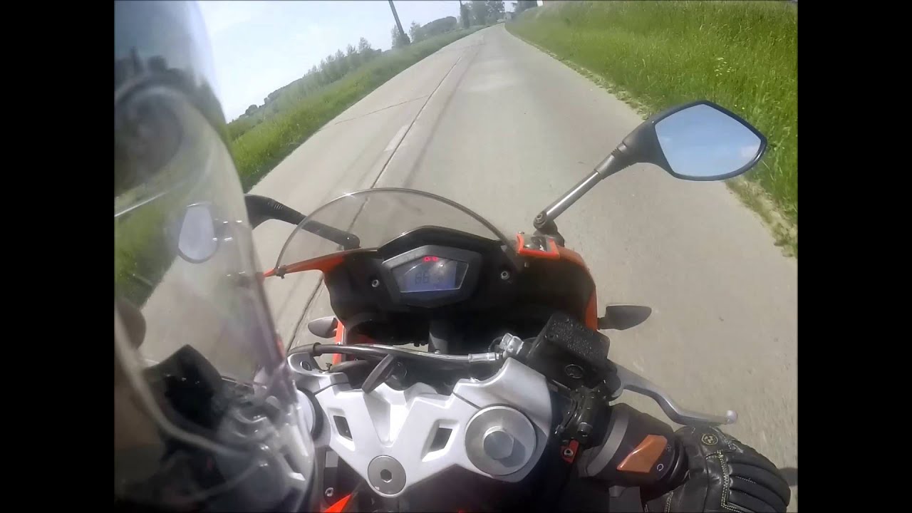 Derbi GPR 50 - top speed & racing around