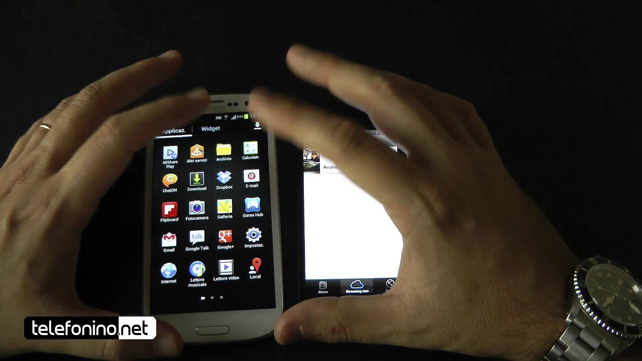 iPhone 5 versus Galaxy s3 da Telefonino.net