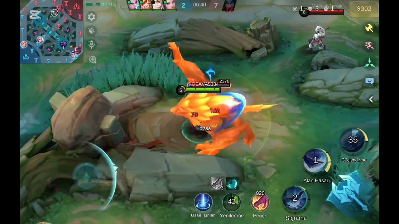 Mobile legends oynuyorum