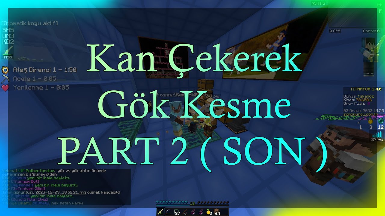 KAN ÇEKEREK GÖK KESMEK AMA SON TEKNOLOJİ (part2-SON)