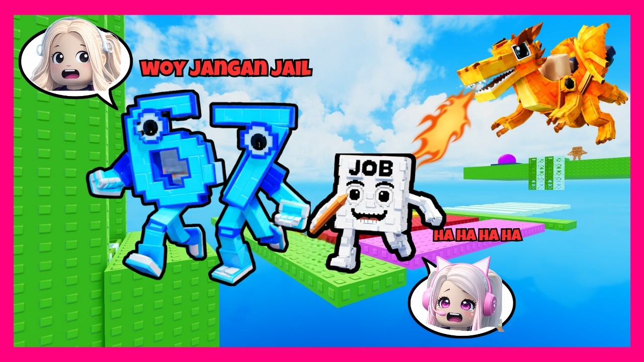 KOCAK! AKU DAN BILA GAMING BERUSAHA TAMATKAN OBBY BRAINROT BERAKHIR DI TROLL DRAGON CANNELLONI