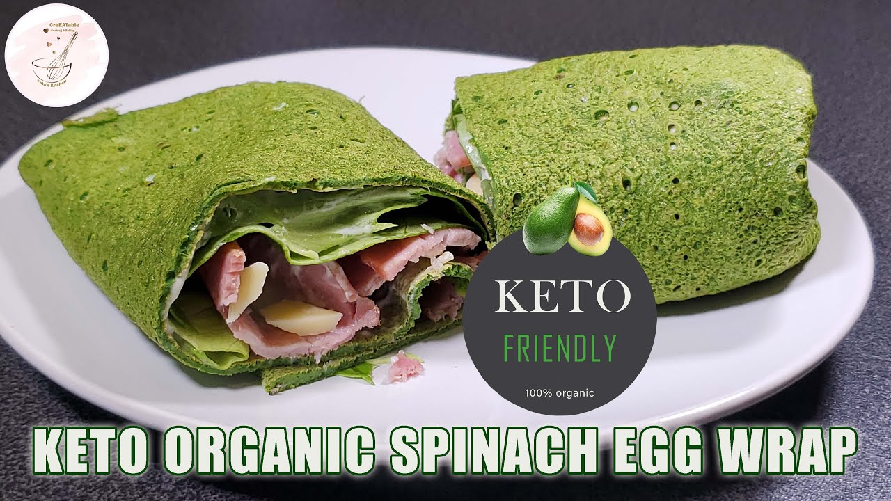 Spinach Egg Wrap | Naleśniki ze szpinaku | KETO recipe | CreEATable Pola's Kitchen